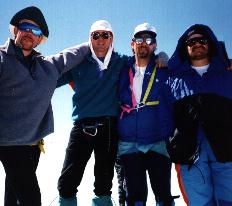 DJ, Rod, Brad, and Bruce on the summit.