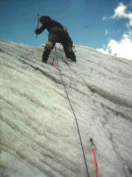 Ice Climbing on Mer de Glace