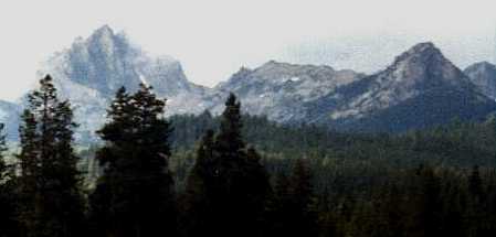 The Sawtooth Range from Stanley