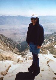 BK on Summit - Owens Valley in Background